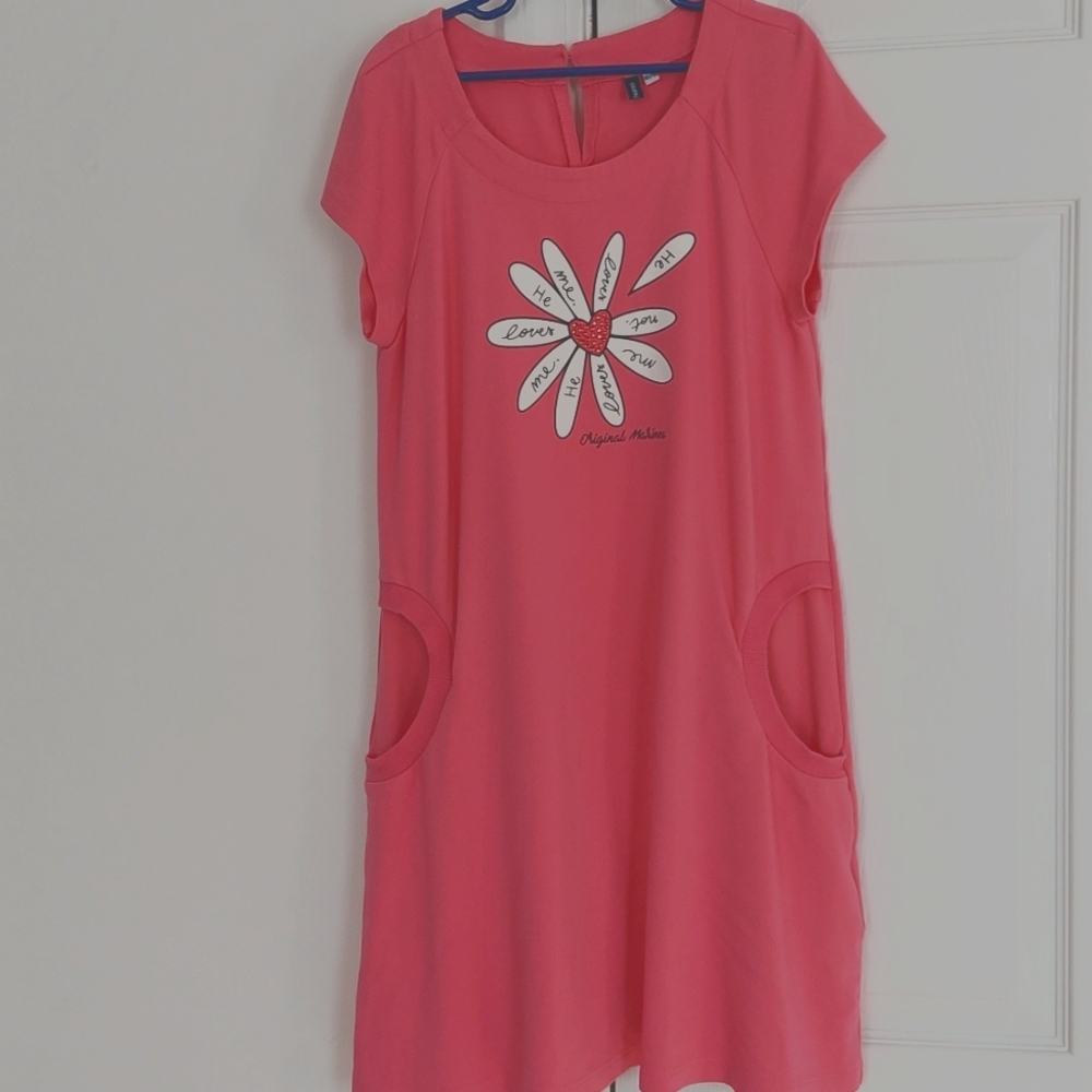 Original Marines Girl Dress - Color Pink - Size 12/13
